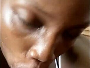 blowjob queen jhodez1 gulps mastermeat1's monster ebony cumshots facials?