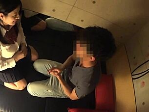 Japanese Busty Schoolgirl's Secret Chubby Massage Thrills!