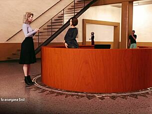 a.o.a. academy 37 game features teen's big juicy ass play