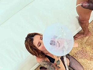 two lesbian whores vs four bbc gangbang full anal gaping creampie no mercy