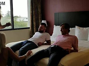 hotel sluts strip tease bent over orgy creampies