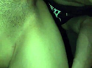 muscular bodybuilder flashes narrow ass panties outdoor