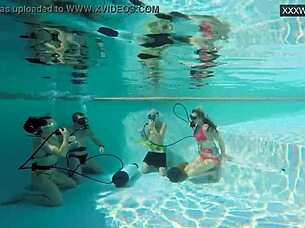 couple films eva sasalka jason underwater pool fucking