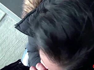 german scout lures petite teen july sun into car for risky public doggystyle on narrow ass