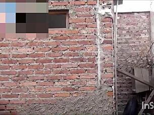 Cholita bride fingered vigorously by muscular bodybuilder