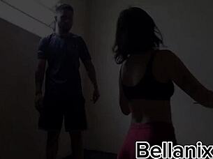 bellanixx begs cute neighbor for bedroom window fix turning into petite teen ass pounding quickie roleplay