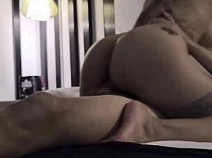 curvy milf latina rides anniversary gift cock in homemade fuck