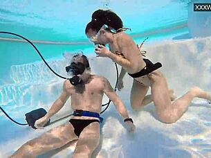 couple films eva sasalka jason underwater pool fucking