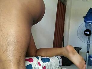 Humiliated fat housewife wife rides best friend's monster cock while cuckold husband watches moaning