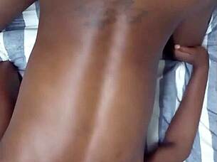 petite ebony beauty fucked passionately by white cock