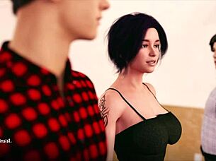 a.o.a. academy 37 game features teen's big juicy ass play