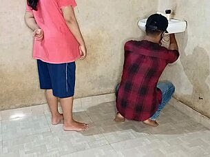 Arab milf plumber doggystyle bathroom ass pounding?