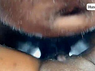juicy ebony neighbor squirts anal machine fucks big black cock pov compilation