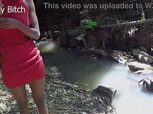 Bodybuilder couple hunts perfect forest spot for muscular domination sex part 2