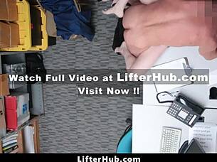 busted shoplifter bend over take rough pounding now