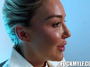 Laura Bentley Eric John Basic Milf-Stinct Parody Blowjob