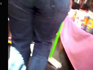 culona milf in tight jeans begs for rough pounding