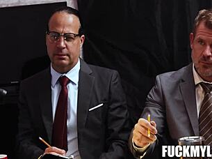 Laura Bentley Eric John Basic Milf-Stinct Parody Blowjob