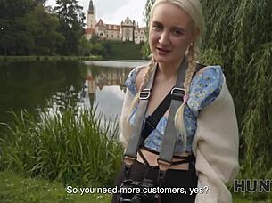 Hunter Fucks Young Tight Pussy Park Pickup Rough POV