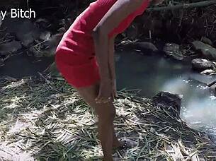 Bodybuilder couple hunts perfect forest spot for muscular domination sex part 2