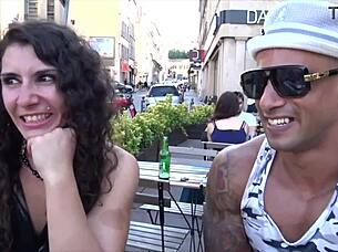 laura sporty brunette slut in lingerie teases big ass couple play 🏃‍♀️🍑