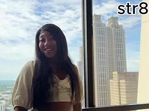 Cheating teen neighbor's huge ass fucked deep in hot tub monster bbc creampie 😈💦