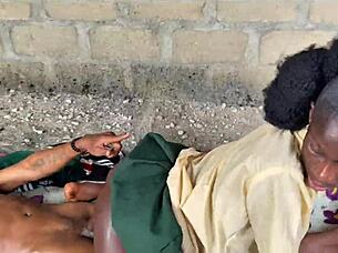 Ebony amateur virgin rides black monster cock cowgirl style