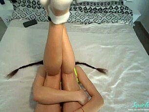 Finally pounding hot russian neighbor's big ass till she squirts and creampies!