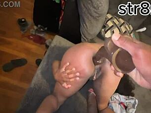 Cheating teen neighbor's huge ass fucked deep in hot tub monster bbc creampie 😈💦