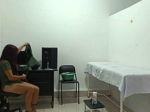 i hear horny nurse moans while stroking in hospital