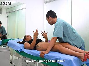 venezolana tetona fucks doctor hard and cums inside hospital quickie