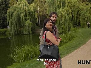 Hunter Fucks Young Tight Pussy Park Pickup Rough POV