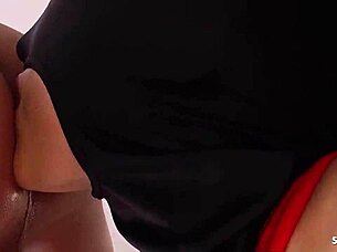 Japanese Wife Blindfolded for Double Cock Surprise