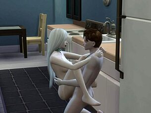cum-drenched vampire slut fucks cocks deepthroat-style all night long