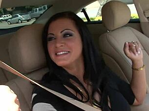 Black Haired Slut in High Heels Gaped by Monster Black Cock Doggystyle