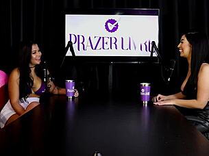 Amy Yamaguchi's sheer red lingerie swingers gangbang with 16 cocks