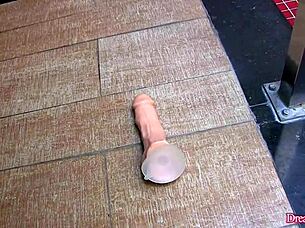 hey, check out larissa albuquerque's hot anal dildo ride as crossdressing tranny