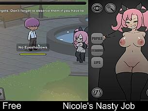 wanna play nicole's nasty erotic interactive game?