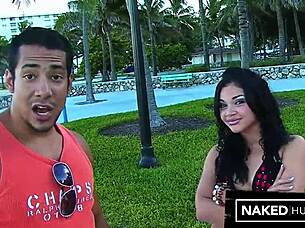 Baddie big booty latina bitch fucked hard doggystyle by tall black cock