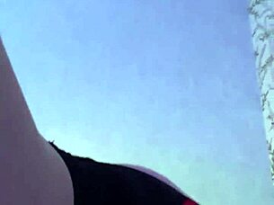 blowjob handjob from busty stocking beauty vibrator tease