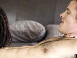 Closeted lesbian teen tricked into boyfriend's oral sex