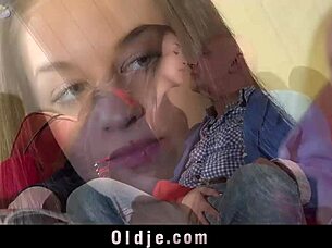 Hey Old Man, Bend Me Over and Fuck My Horny Teen Pussy!