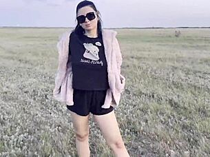 public forest pissing compilation road trip wet pussy pov