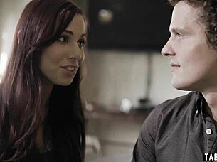 Closeted lesbian teen tricked into boyfriend's oral sex