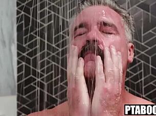 quick ebony milf shower big tits blowjob reality!