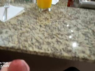 hey kymber leigh come here for breakfast fuck in missionary with my big cock