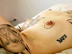 Innocent Glasses Brunette Fingers Friend in Lesbian Whiskey Hookup