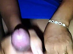 new secretary teases boss with close-up handjob blowjob massage