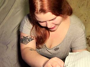 teacher says bend over chubby redhead i'll fuck you for that grade doggystyle