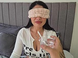 Colombian Big Clit Babe Deepthroats POV Cum Mouth!